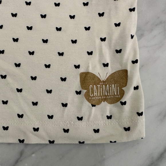 Catimini Butterfly Tee with Collar - Picture 8 of 11